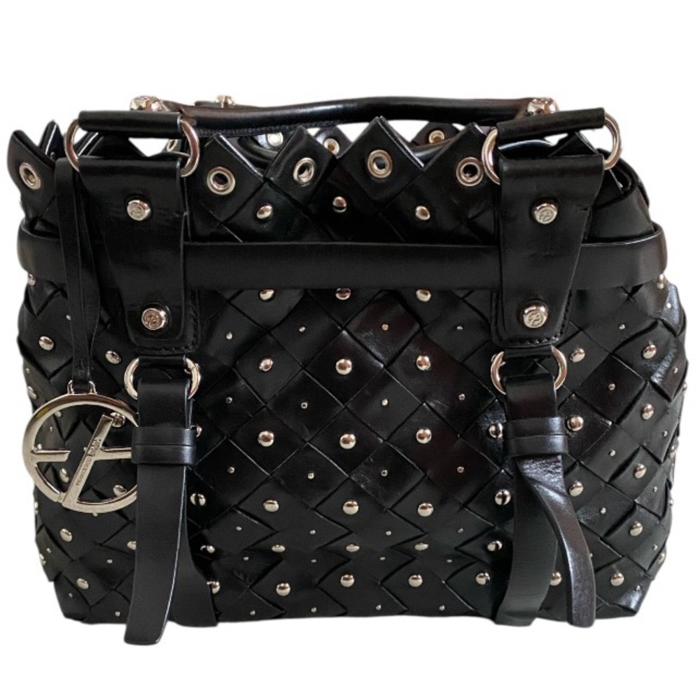 Francesco Biasi studded leather shoulder bag
